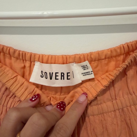 Sovere Mercy Maxi Skirt in Apricot, Size 4 - Picture 7 of 8